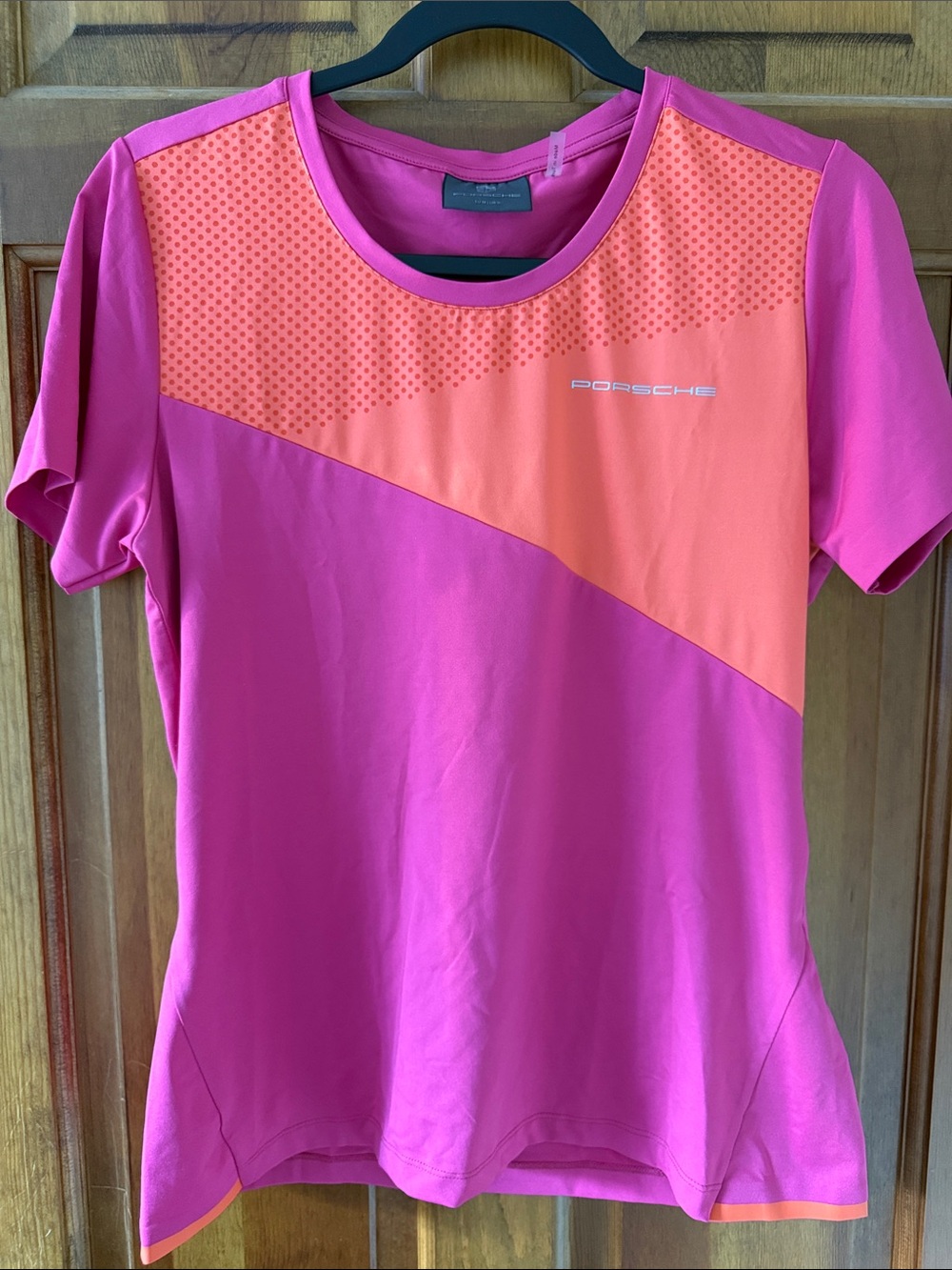 Porsche Design Pink and Coral Performance Tee